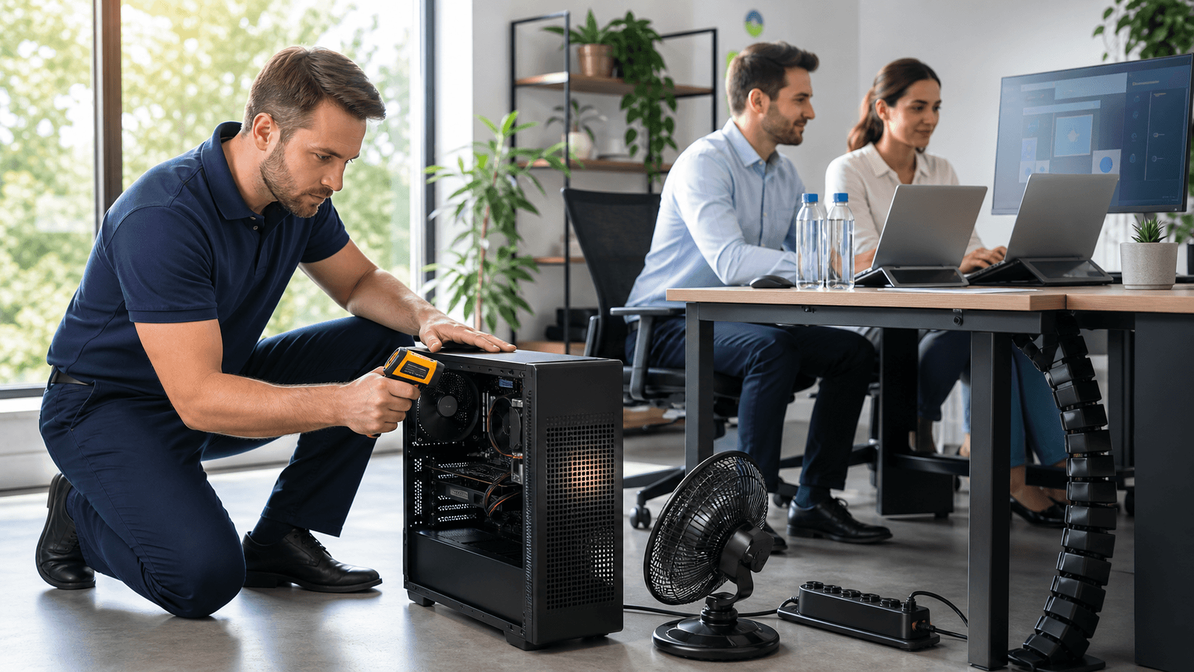Computer Hardware Support Tips for Hot Office Days